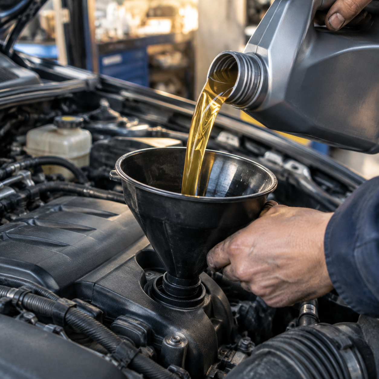 Routine vehicle servicing